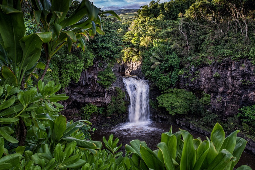 #waterfall, #maui, #hawaii, #tropical, #tropics, #landscape, #nature, #nikon, #reallyrightstuff